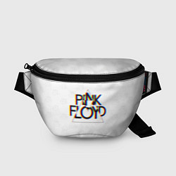 Поясная сумка PINK FLOYD LOGO ПИНК ФЛОЙД ГЛИТЧ, цвет: 3D-принт