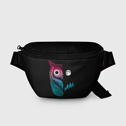 Поясная сумка Ночная сова Градиент, цвет: 3D-принт