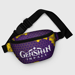 Поясная сумка GENSHIN IMPACT - Графика, цвет: 3D-принт — фото 2