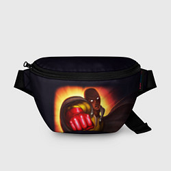 Поясная сумка Ванпанчмен Сайтама - One Punch Man, цвет: 3D-принт
