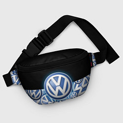 Поясная сумка Volkswagen Большое лого паттерн, цвет: 3D-принт — фото 2