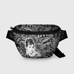 Поясная сумка Одри Хепберн Завтрак и Тиффани, цвет: 3D-принт
