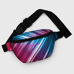 Поясная сумка Cyberpunk abstract neon, цвет: 3D-принт — фото 2