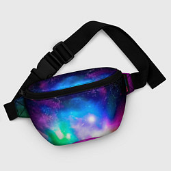 Поясная сумка Colorful Space Космос, цвет: 3D-принт — фото 2