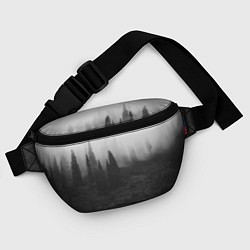 Поясная сумка Туманный лес - туман, цвет: 3D-принт — фото 2