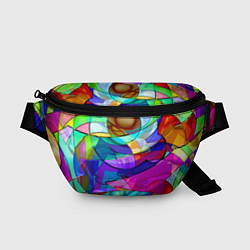 Поясная сумка Геометрический паттерн Абстракция, цвет: 3D-принт