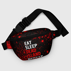 Поясная сумка Eat Sleep Dead Island Repeat Краска, цвет: 3D-принт — фото 2