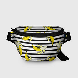Поясная сумка Banana pattern Summer, цвет: 3D-принт