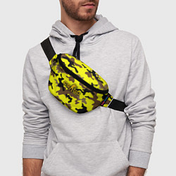 Поясная сумка Counter-Strike Камуфляж Жёлто-Коричневый, цвет: 3D-принт — фото 2