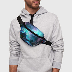 Поясная сумка Разноцветные тучи, цвет: 3D-принт — фото 2