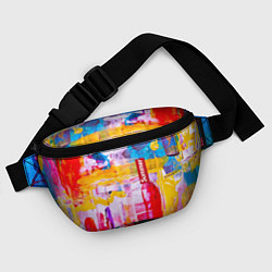 Поясная сумка Импрессионизм Лето Абстракция Impressionism Summer, цвет: 3D-принт — фото 2