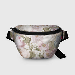 Поясная сумка Цветы Английский Садовый Узор, цвет: 3D-принт