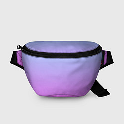 Поясная сумка Голубо-розовый градиент, цвет: 3D-принт