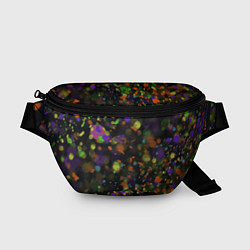 Поясная сумка Разноцветное конфетти, цвет: 3D-принт