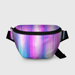 Поясная сумка Northern lights, Северное сияние, неоновое свечени, цвет: 3D-принт