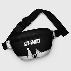Поясная сумка Семья шпиона Логотип, цвет: 3D-принт — фото 2