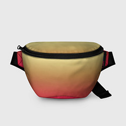 Поясная сумка Красно-желтый градиент, цвет: 3D-принт