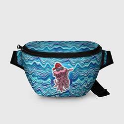 Поясная сумка Милый осьминог, цвет: 3D-принт