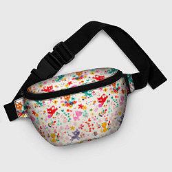 Поясная сумка COLORFUL FUNNY KITTENS, цвет: 3D-принт — фото 2
