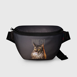 Поясная сумка Maine cat, цвет: 3D-принт