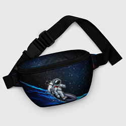 Поясная сумка Космонавт на доске - серфинг, цвет: 3D-принт — фото 2