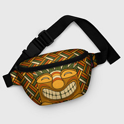 Поясная сумка Polynesian tiki LUCKY, цвет: 3D-принт — фото 2
