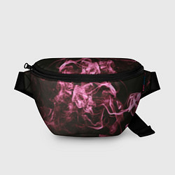 Поясная сумка Неоновые пары дыма - Розовый, цвет: 3D-принт