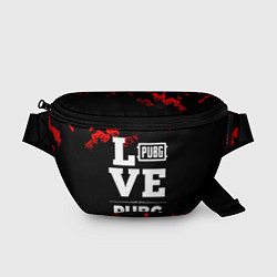 Поясная сумка PUBG Love Классика, цвет: 3D-принт