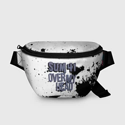 Поясная сумка Sum 41 Over My Head, цвет: 3D-принт