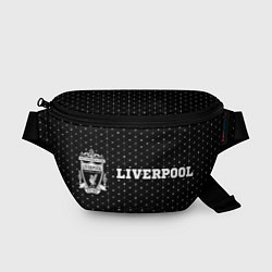 Поясная сумка Liverpool Sport Style на темном фоне, цвет: 3D-принт
