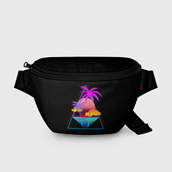 Поясная сумка Ретро пейзаж, цвет: 3D-принт