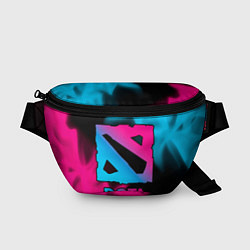 Поясная сумка Dota Neon Gradient, цвет: 3D-принт