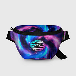 Поясная сумка PSV неоновый космос, цвет: 3D-принт