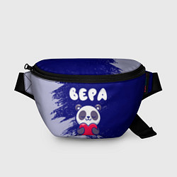 Поясная сумка Вера панда с сердечком, цвет: 3D-принт