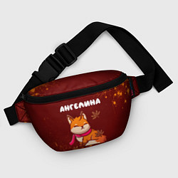 Поясная сумка Ангелина осенняя лисичка, цвет: 3D-принт — фото 2