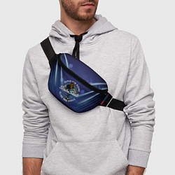 Поясная сумка Скейтер - аквалангист, цвет: 3D-принт — фото 2