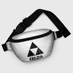 Поясная сумка Zelda с потертостями на светлом фоне, цвет: 3D-принт — фото 2