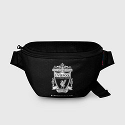 Поясная сумка Liverpool sport на темном фоне, цвет: 3D-принт
