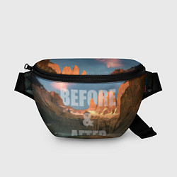 Поясная сумка BEFORE&AFTER, цвет: 3D-принт