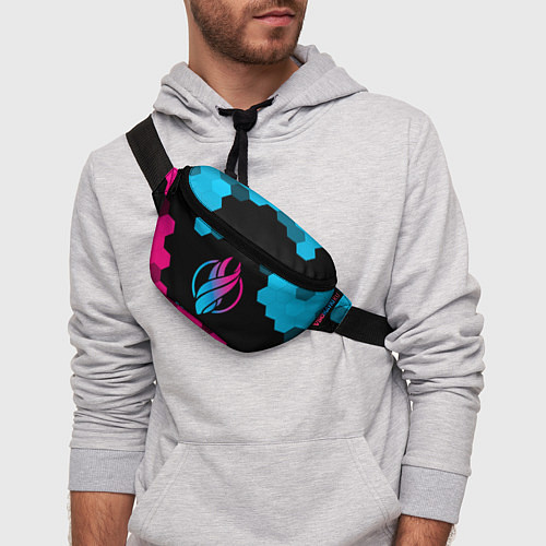 Поясная сумка Dead Space - neon gradient / 3D-принт – фото 3