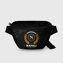 Поясная сумка Лого Napoli и надпись legendary football club на т, цвет: 3D-принт