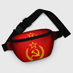 Поясная сумка СССР - старый флаг, цвет: 3D-принт — фото 2