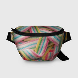 Поясная сумка Мармеладная лента, цвет: 3D-принт