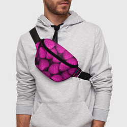 Поясная сумка Ягоды малины, цвет: 3D-принт — фото 2