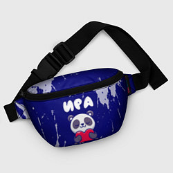Поясная сумка Ира панда с сердечком, цвет: 3D-принт — фото 2