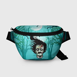 Поясная сумка Голова зомби, цвет: 3D-принт
