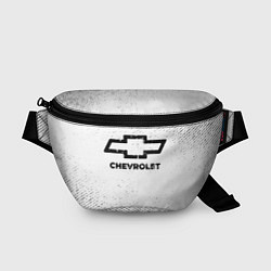 Поясная сумка Chevrolet с потертостями на светлом фоне, цвет: 3D-принт