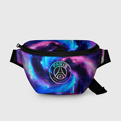 Поясная сумка PSG неоновый космос, цвет: 3D-принт