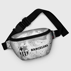 Поясная сумка Barcelona sport на светлом фоне: надпись и символ, цвет: 3D-принт — фото 2