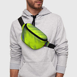 Поясная сумка Green sport style, цвет: 3D-принт — фото 2